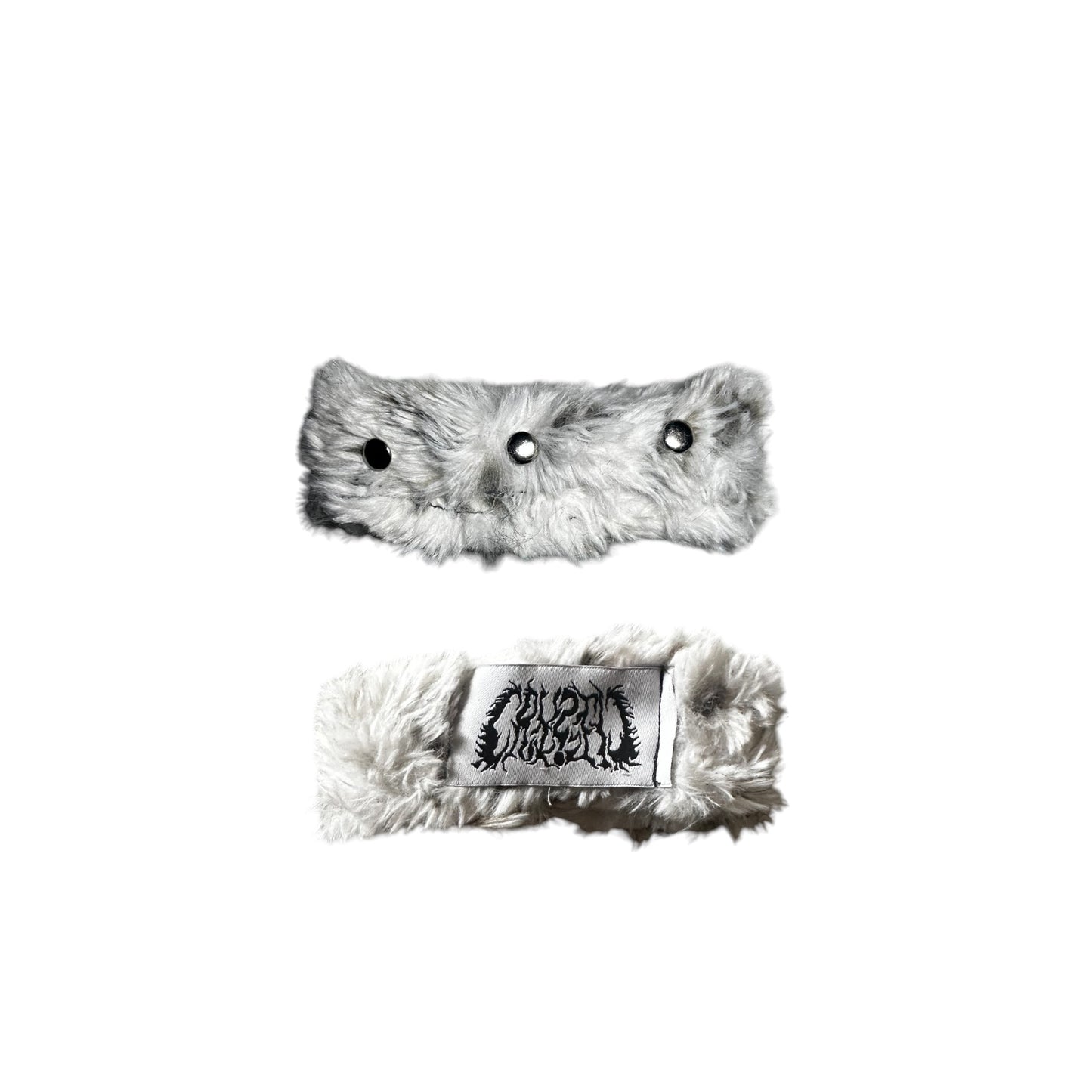 Snow leopard fur bracelet
