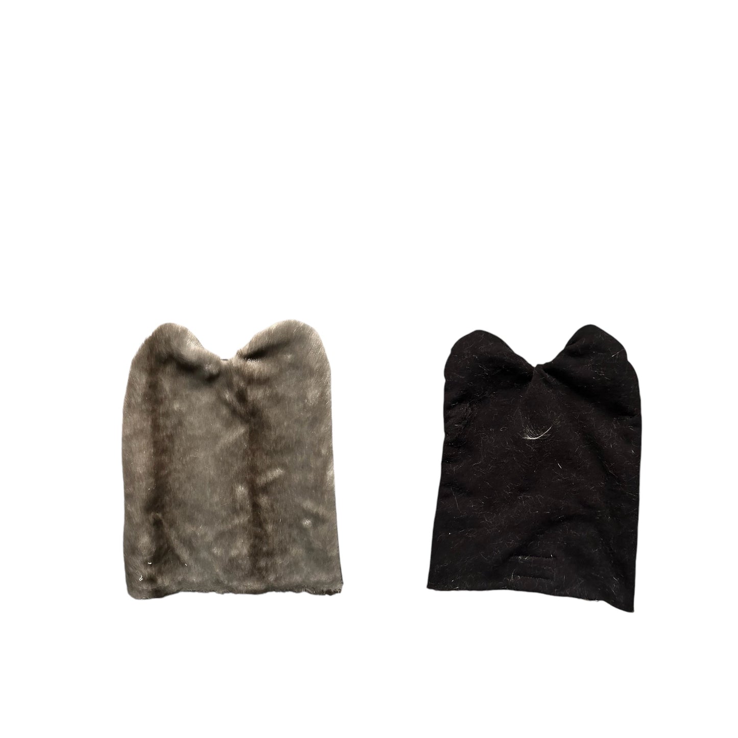 Hybrid faux fur bat ear beanie