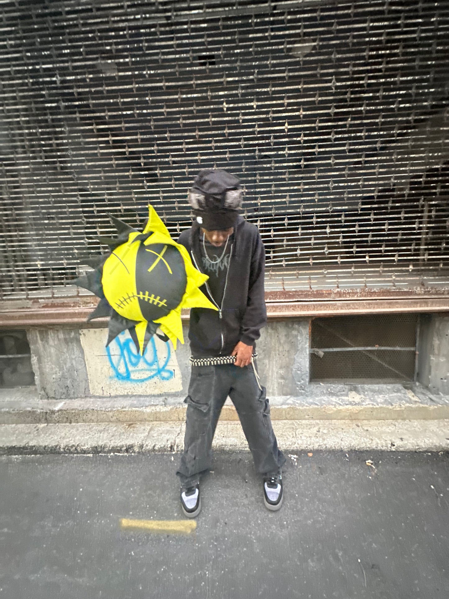 2 tone sun plush bag