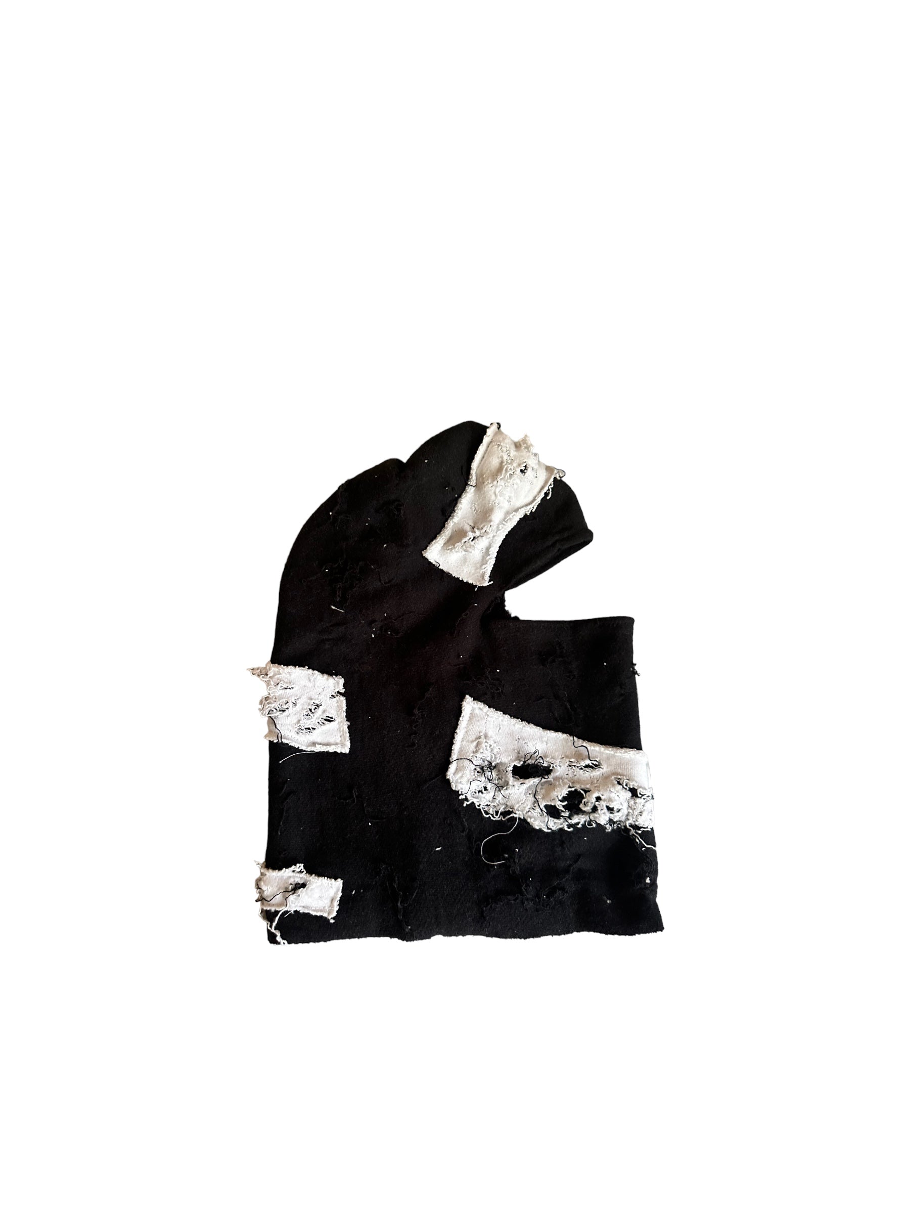 Distressed bandage patch skimask