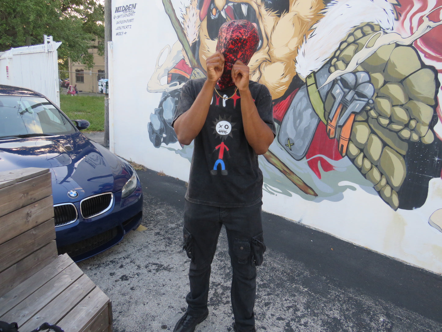 Red Splatter Skimask