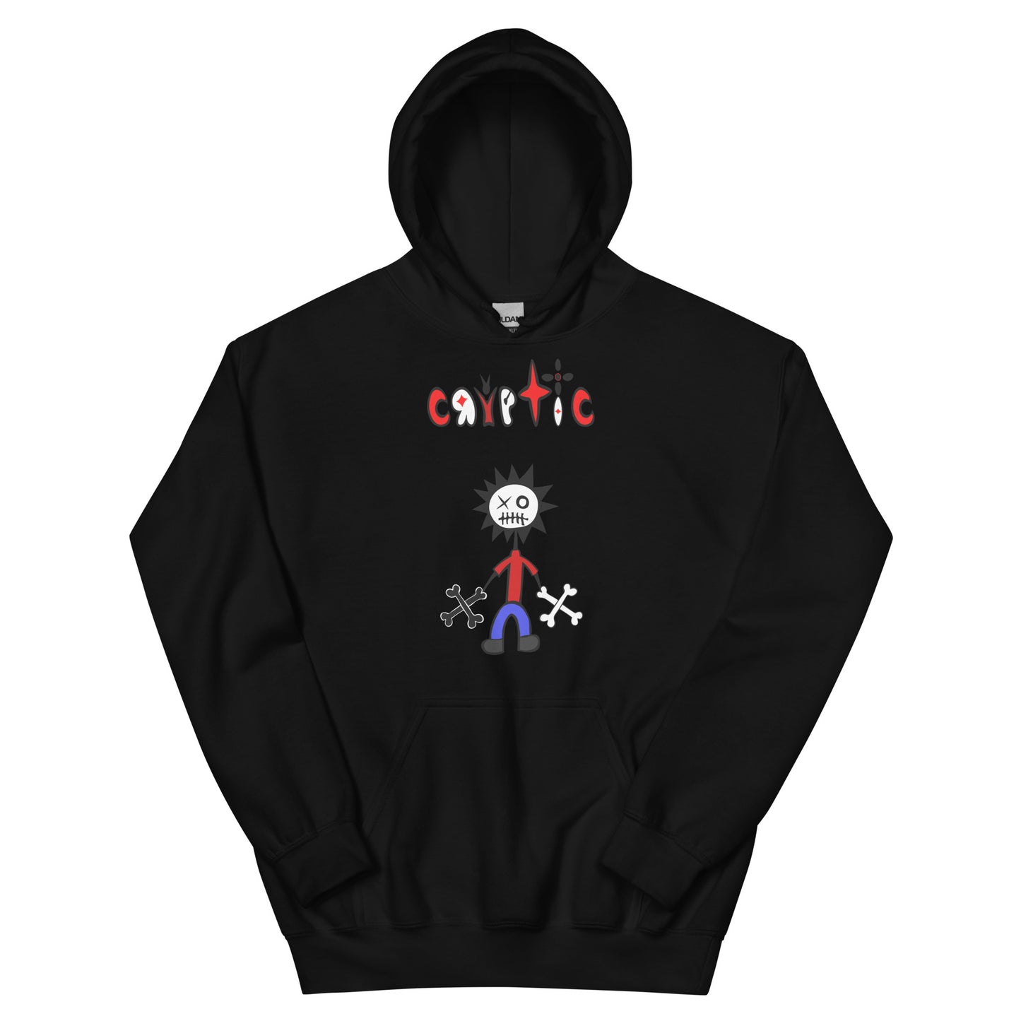 Punk Skeleton Man Heavy Blend Hoodie (unisex)