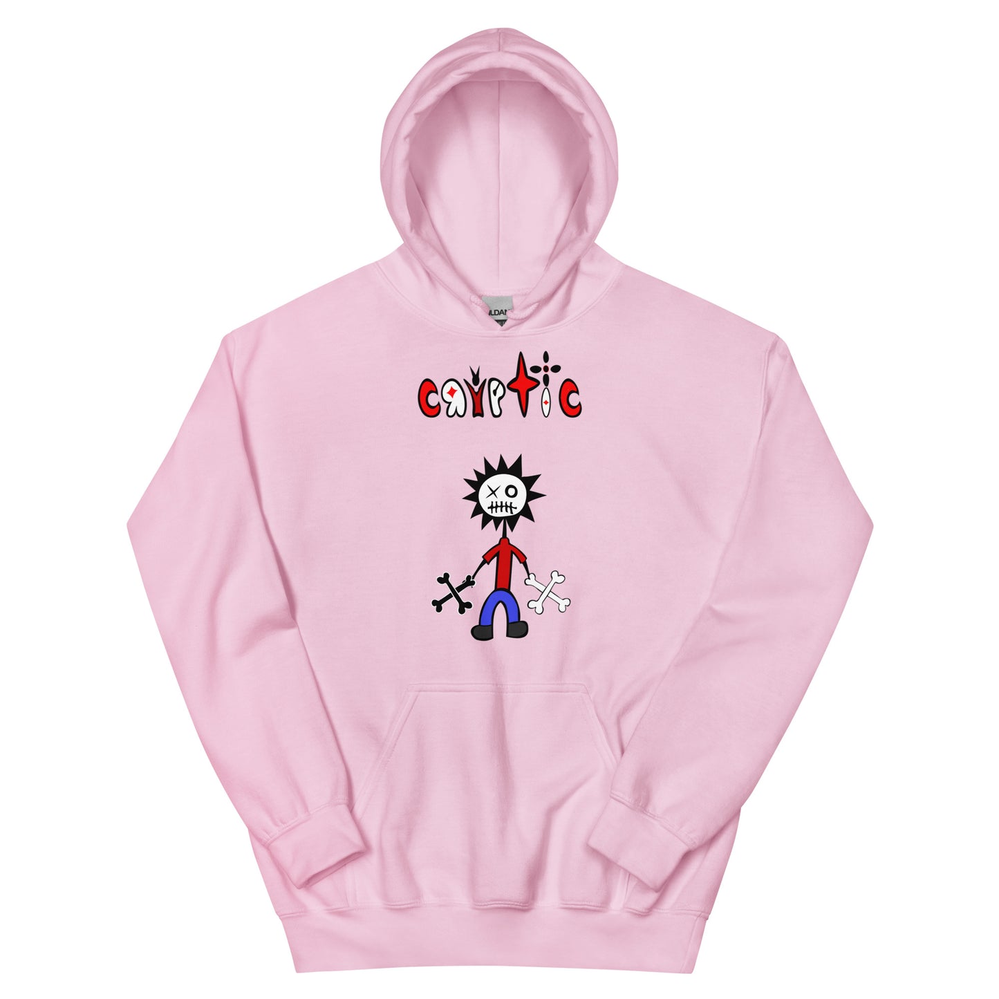 Punk Skeleton Man Heavy Blend Hoodie (unisex)