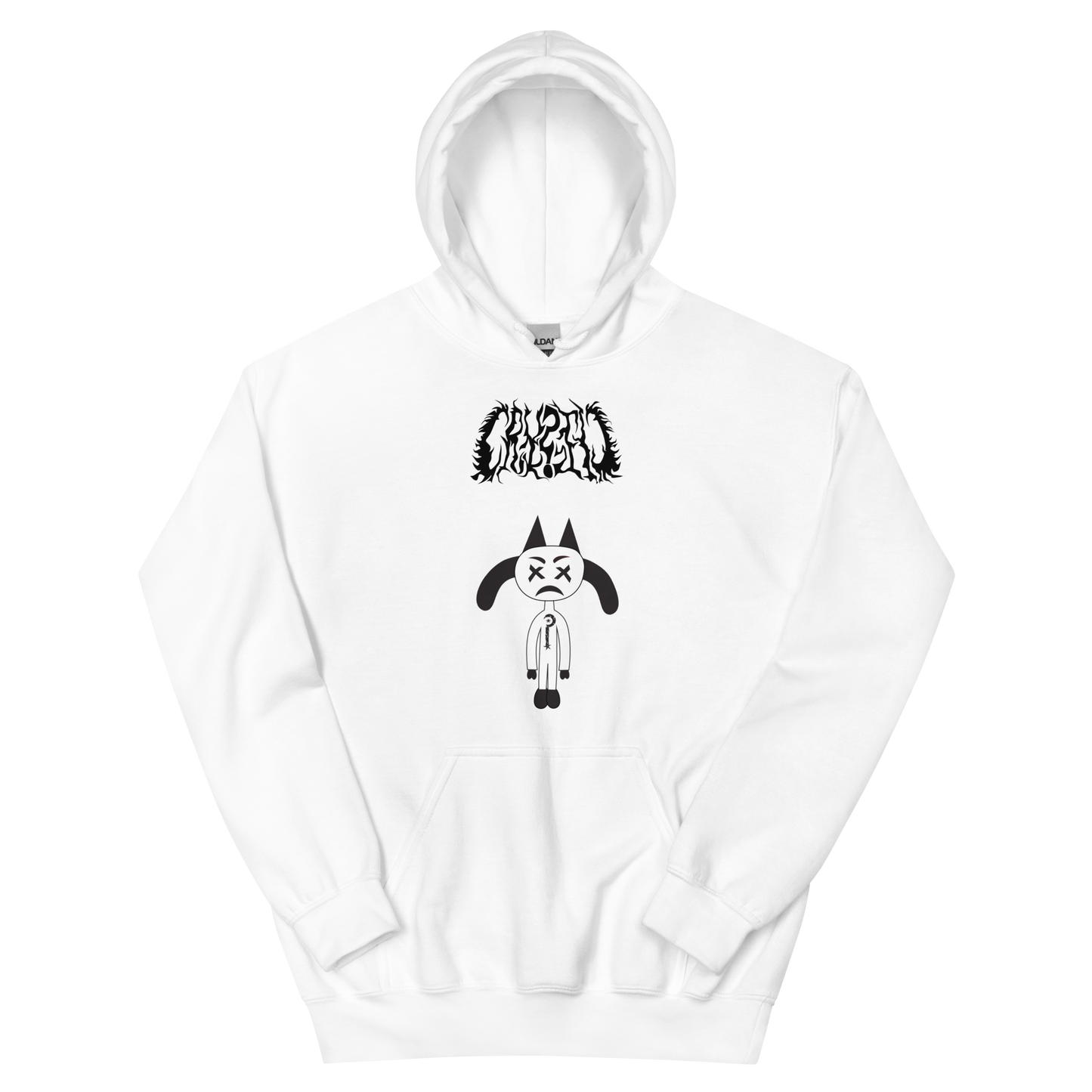 Horned bunny Unisex Hoodie
