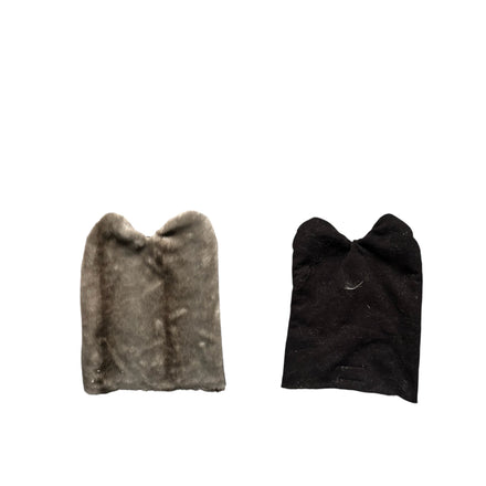 Hybrid faux fur bat ear beanie