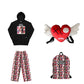 Vampire bundle hoodie + pants + backpack + plush bag