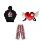 Vampire hoodie + pants + plush bag bundle