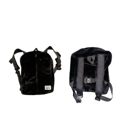Rabbit fur backpack