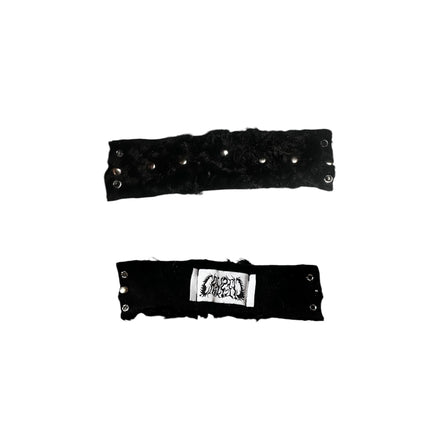 V2 Pierced lamb fur bracelet