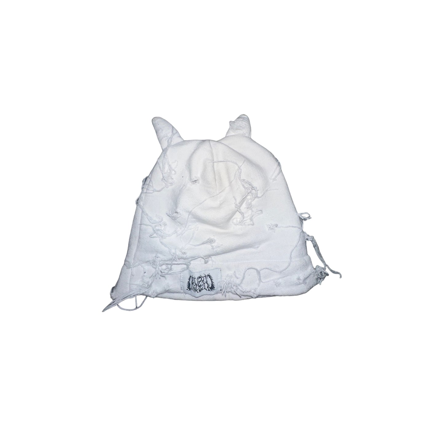 Distressed Horned Beanie