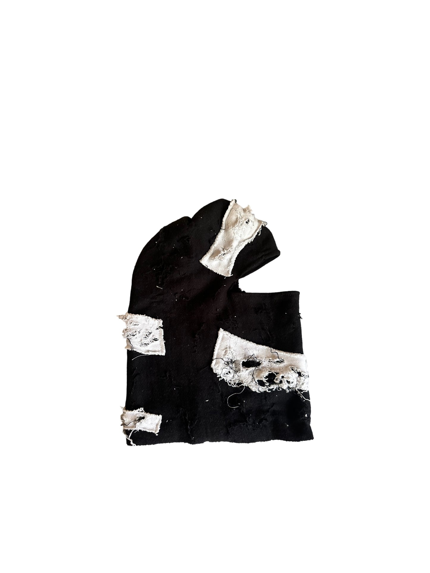 Distressed bandage patch skimask