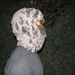 Grey Distressed Skimask