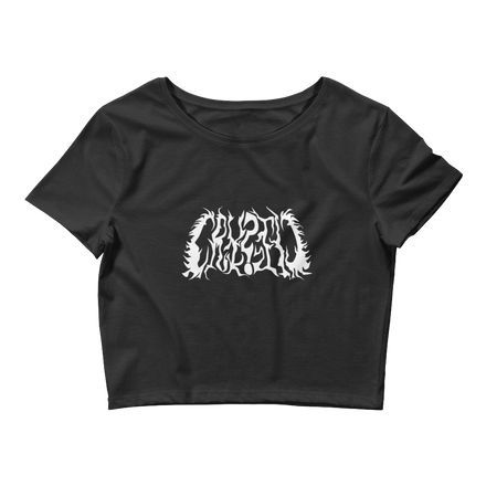 Cryptic Logo Crop Tee