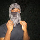 Grey Distressed Skimask